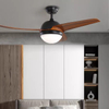 Ventilatore da soffitto a LED DC da 42 pollici per soggiorno dal design moderno con luce