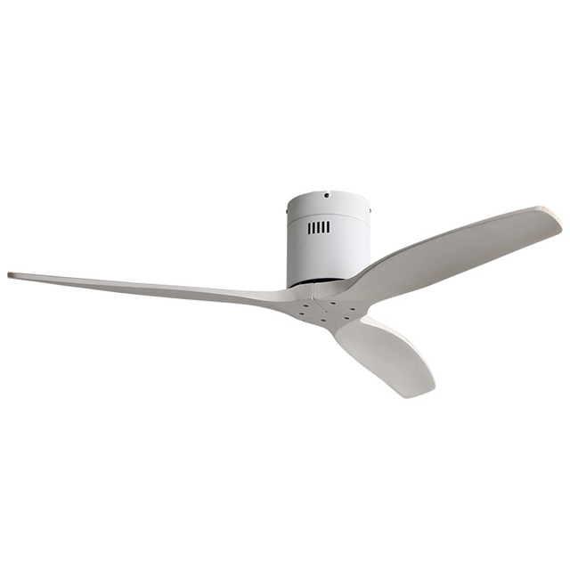 Ventilatore da soffitto a led in legno massello alla moda da 52 pollici senza luce