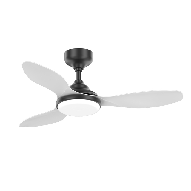 Ventilatore da soffitto Morden da 38 pollici con motore a 3 pale con motore in rame e metallo con regolazione a 3 colori con luce