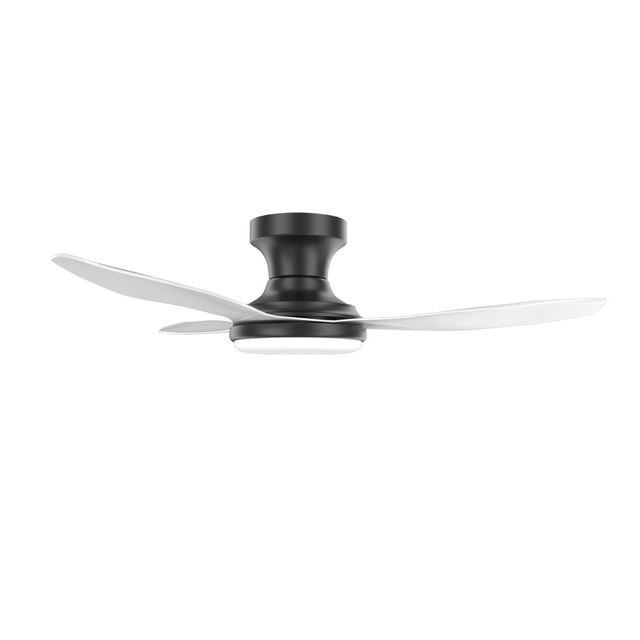 Ventilatore da soffitto intelligente a 3 pale con motore in rame BLDC dimmerabile con telecomando di design moderno da 38 pollici con luce