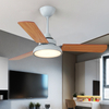 Ventilatore da soffitto Art Déco a 3 pale da 42 pollici con luce e telecomando