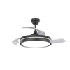 Ventilatore da soffitto retrattile decorativo per interni da 42 pollici con luce KBS-Y4265