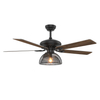 Ventilatore da soffitto decorativo reversibile con motore CC da 52 pollici con luce KBS-52K001