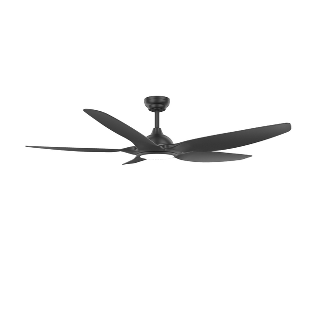 Ventilatore da soffitto grande intelligente moderno da 60 pollici per interni con luce a led KBS-60K003