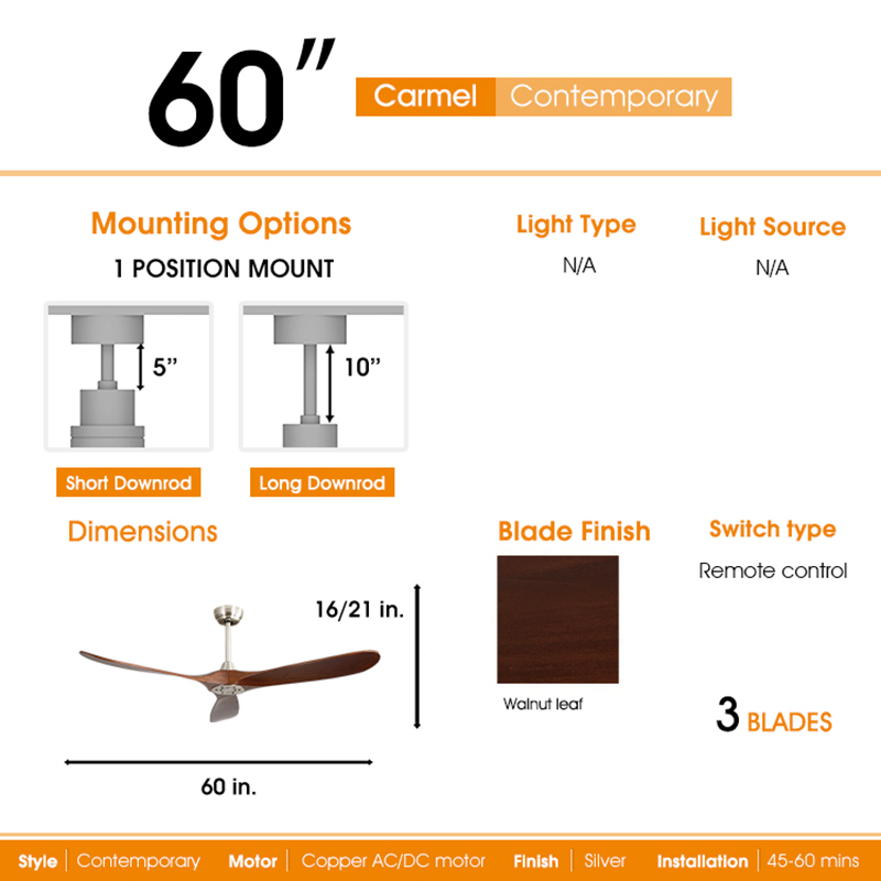 Come installare il ventilatore da soffitto con luce e telecomando?