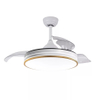 Ventilatore da soffitto decorativo retrattile per interni con luce KBS-Y42196